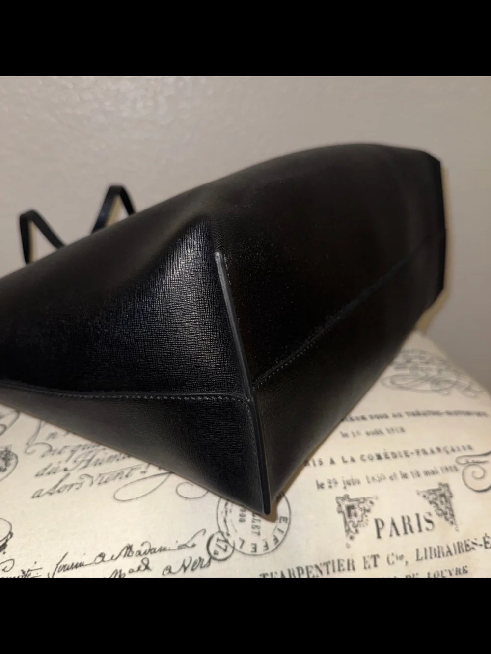 Versace Black Medusa Leather Tote Bag